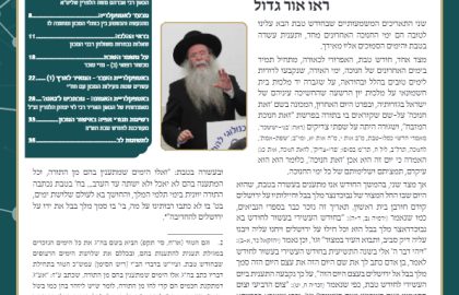 בטאון אספקלריה חודש טבת תש"פ