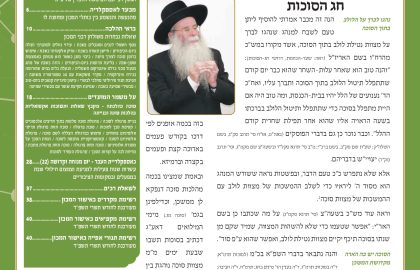 בטאון אספקלריה חודש תשרי תשפ"ד